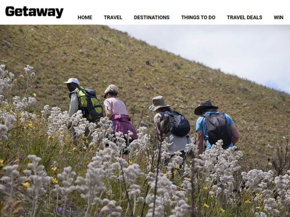 Getaway Magazine top four slackpacking trails South Africa Green Mountain Trail review